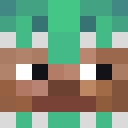 Green skin: face render