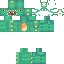 Green skin: raw texture render