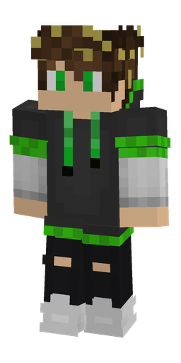 Black skin: body, front render