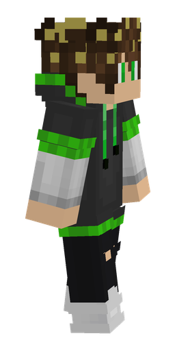 Black skin: body, right side render
