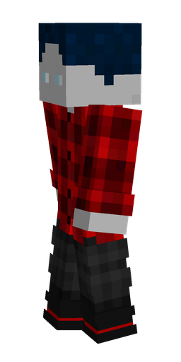 Black skin: body, left side render