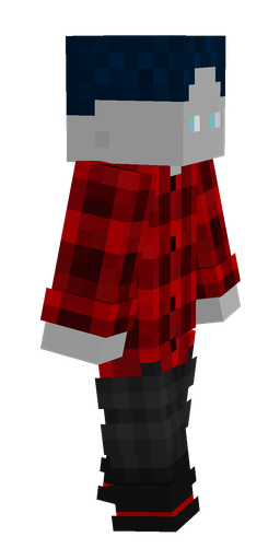 Black skin: body, right side render