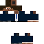Black skin: raw texture render