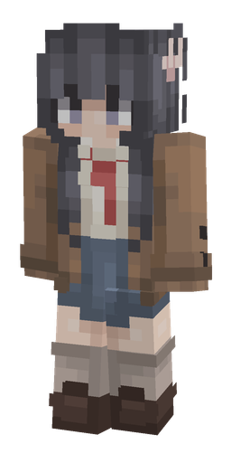 Brown skin: body, front render