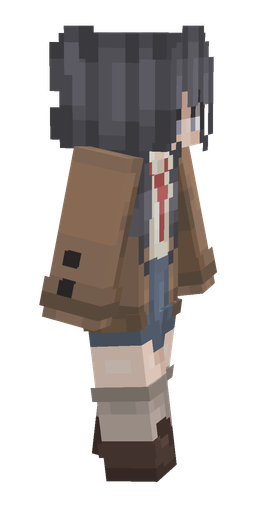 Brown skin: body, right side render