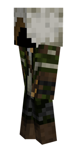 Black skin: body, left side render
