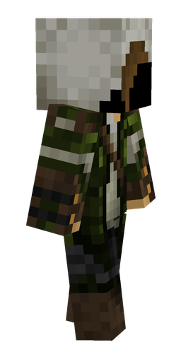 Black skin: body, right side render