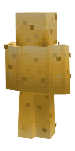 Brown skin: body, back render