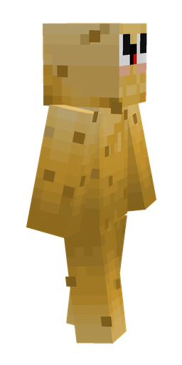 Brown skin: body, right side render