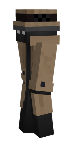 Black skin: body, left side render