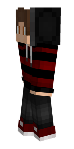 Black skin: body, left side render
