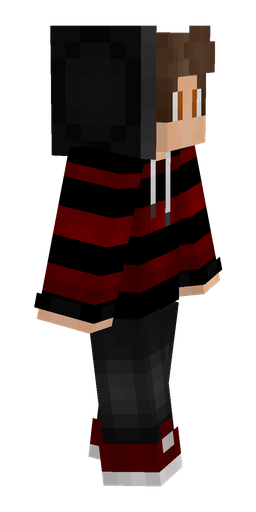 Black skin: body, right side render