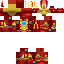 Classic skin: raw texture render