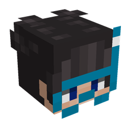 Black skin: head render