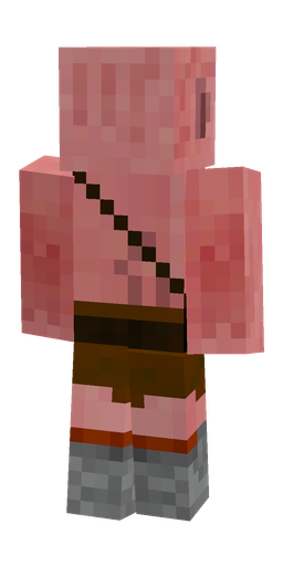 Classic skin: body, back render