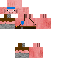Classic skin: raw texture render