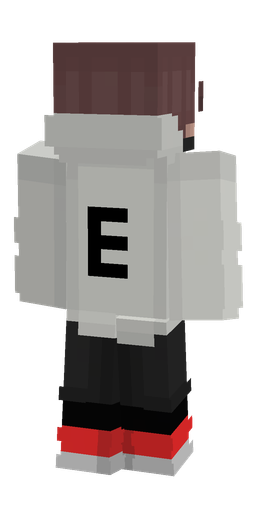 Black skin: body, back render
