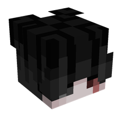 Black skin: head render