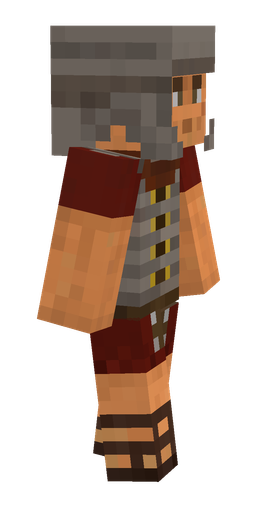 Brown skin: body, right side render