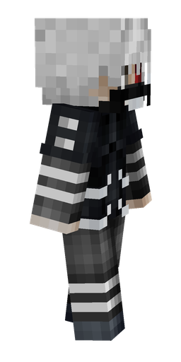 Black skin: body, right side render