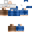 Blue skin: raw texture render
