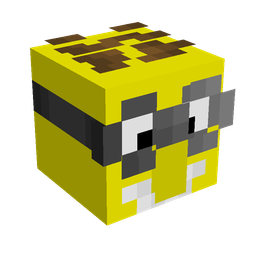 Black skin: head render