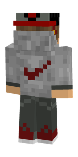 Black skin: body, back render