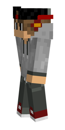 Black skin: body, left side render
