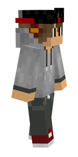 Black skin: body, right side render