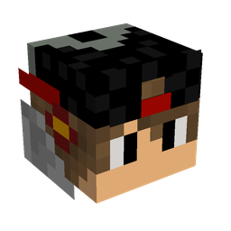 Black skin: head render