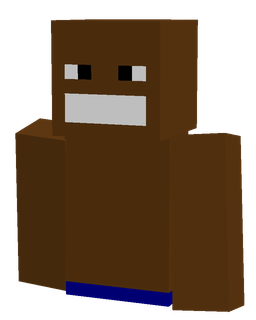 Brown skin: bust render