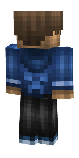 Black skin: body, back render