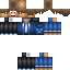 Black skin: raw texture render