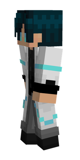 Black skin: body, left side render