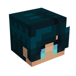Black skin: head render