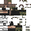 Black skin: raw texture render