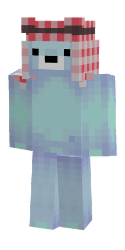 Blue skin: body, front render