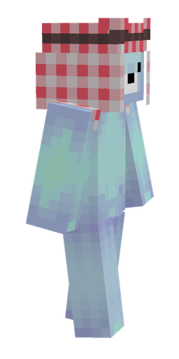 Blue skin: body, right side render