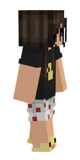 Black skin: body, right side render