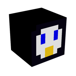 Black skin: head render