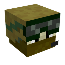 Black skin: head render