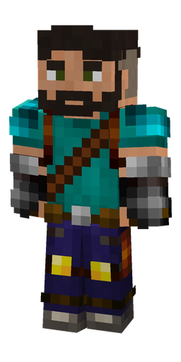 Black skin: body, front render