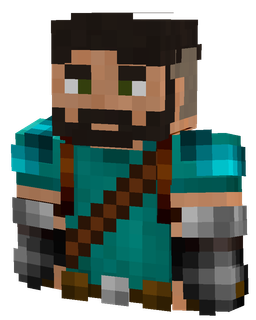 Black skin: bust render