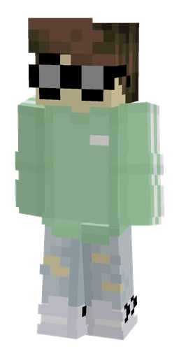 Blue skin: body, front render