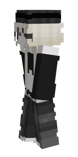 Black skin: body, left side render