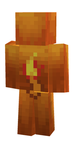 Brown skin: body, back render