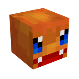 Brown skin: head render