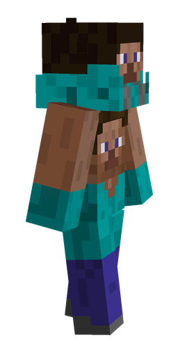 Black skin: body, right side render