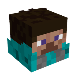 Black skin: head render