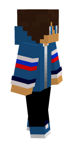 Black skin: body, right side render